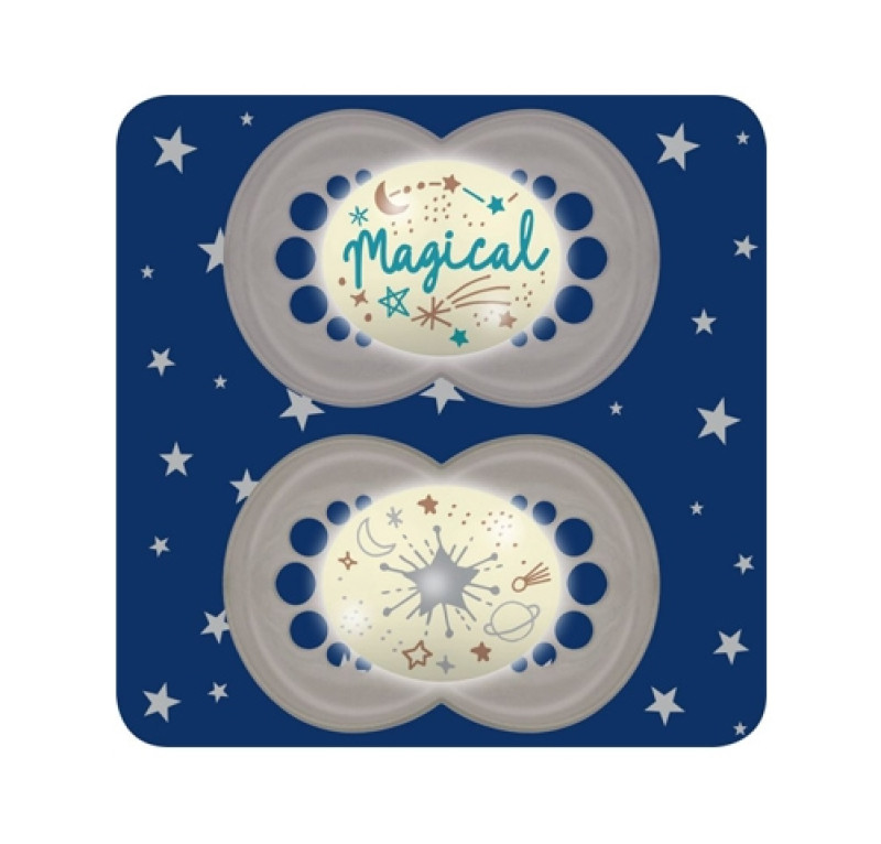 Chupete Original Night, Neutro, 16+ meses, 2 uds. - MAM