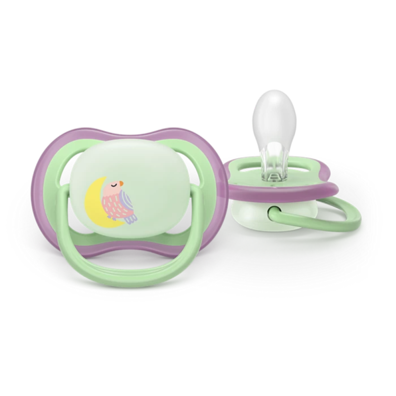 Chupete Ultra Air Nighttime, Niña 6-18 Meses. - Philips Avent