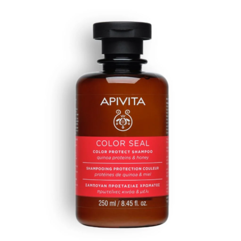 Color Seal Champú Sellador del Color con Miel y Quinoa, 250 ml. - Apivita