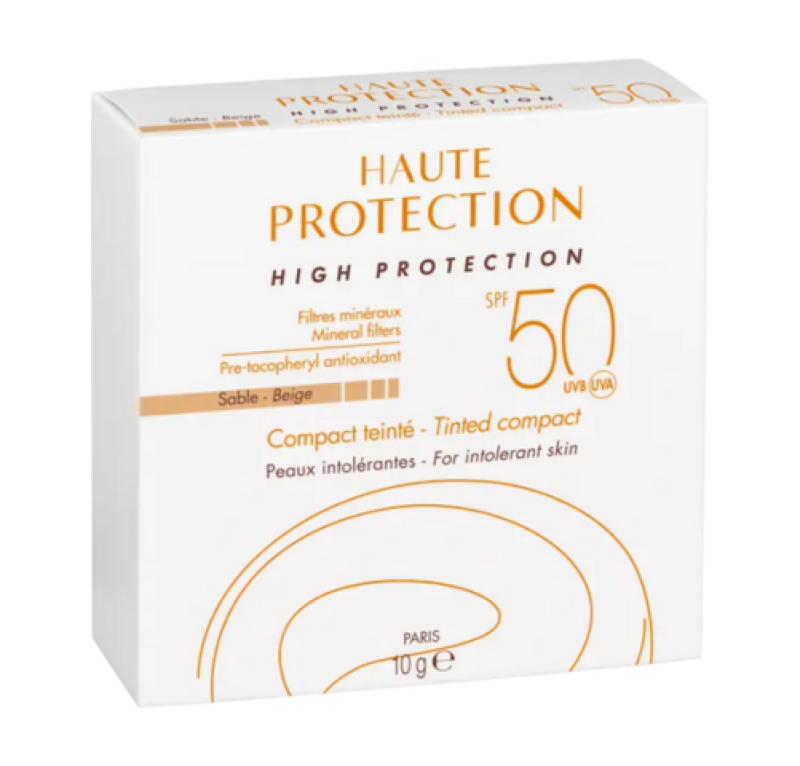 Compacto Color Alta Protección SPF50 Arena, 10 g.- Avene.