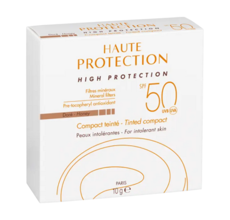 Compacto Color Alta Protección SPF50 Dorado, 10 g.- Avene.