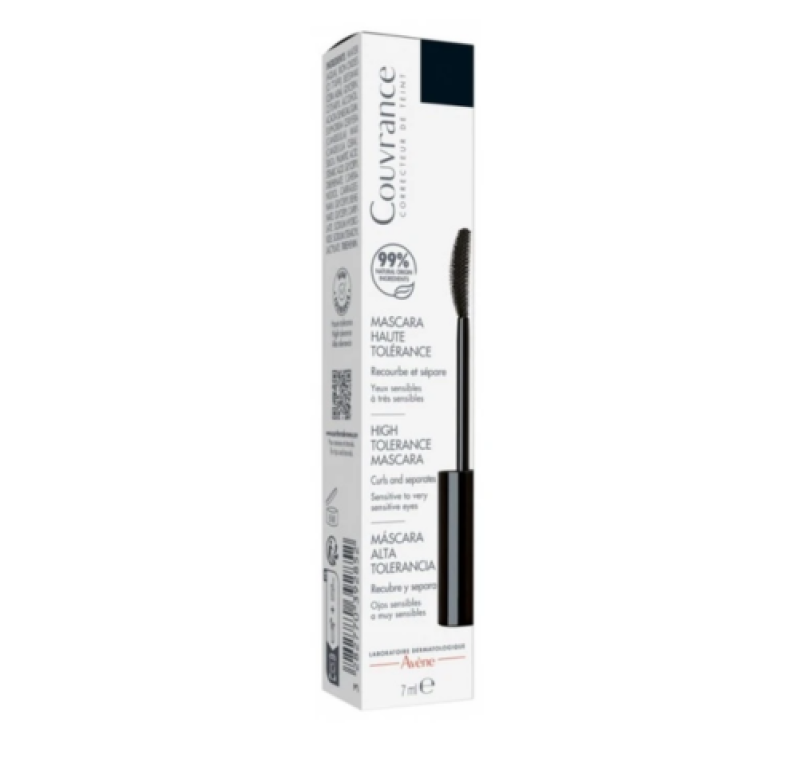 Couvrance Máscara de Alta Tolerancia Negra, 7 ml. - Avene