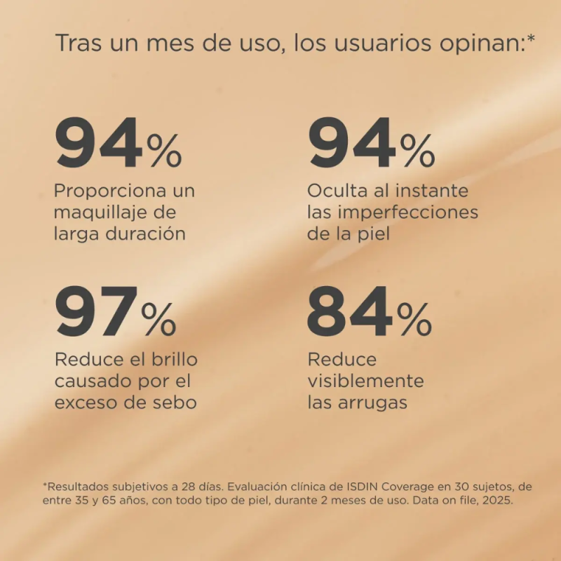 Coverage SPF 50+, 2.0 Beige, 30 g. - Isdin