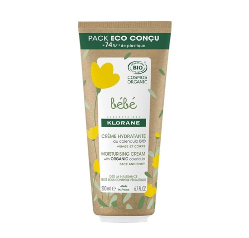 Crema Hidratante a la Caléndula BIO, 200 ml. - Klorane 