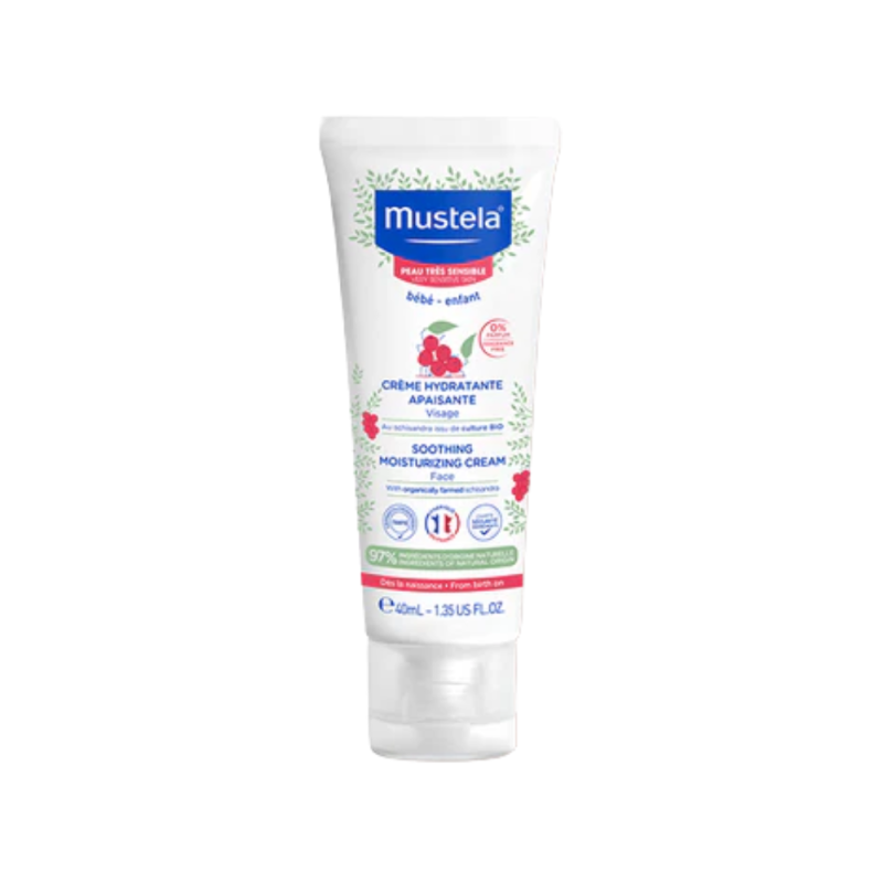 Crema facial hidrantante Confort con Schisandra Bio, 40 ml. - Mustela