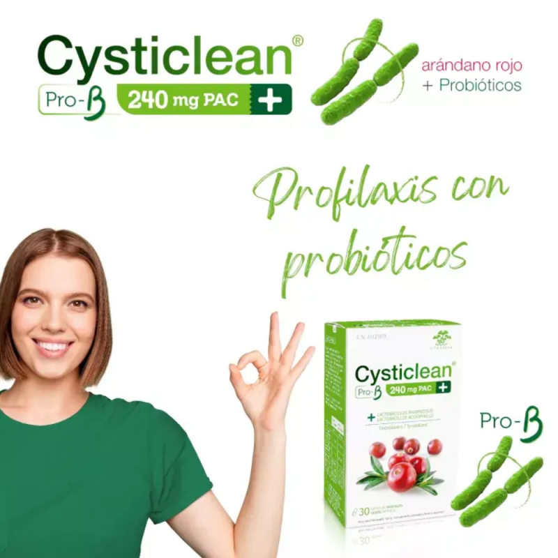 Cysticlean Pro-B 240 PAC, 30 Caps. - Cysticlean