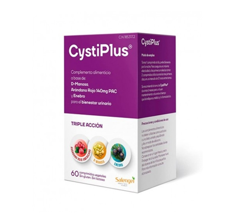Cystiplus Triple Acción, 60 Comp. - Salengei