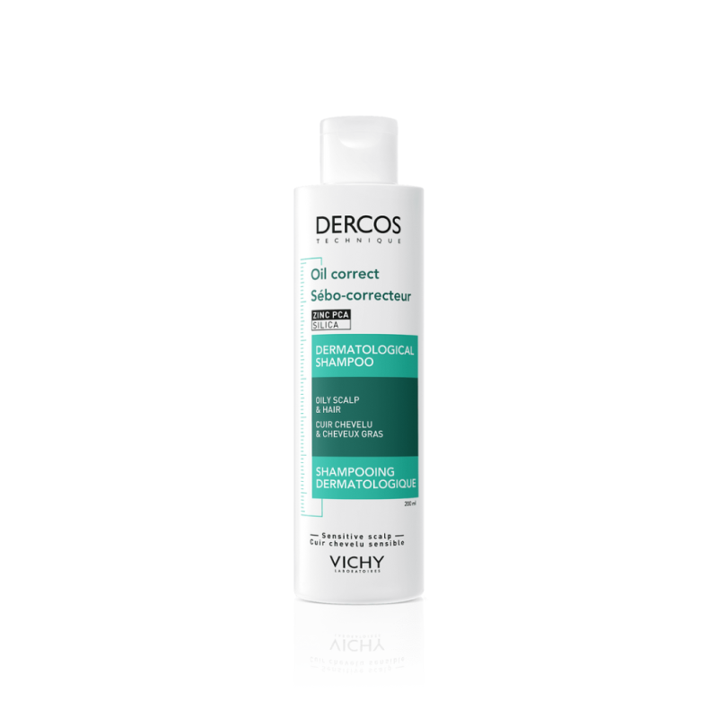 Dercos Champú Sebo Control Cabellos Grasos, 200 ml. - Vichy