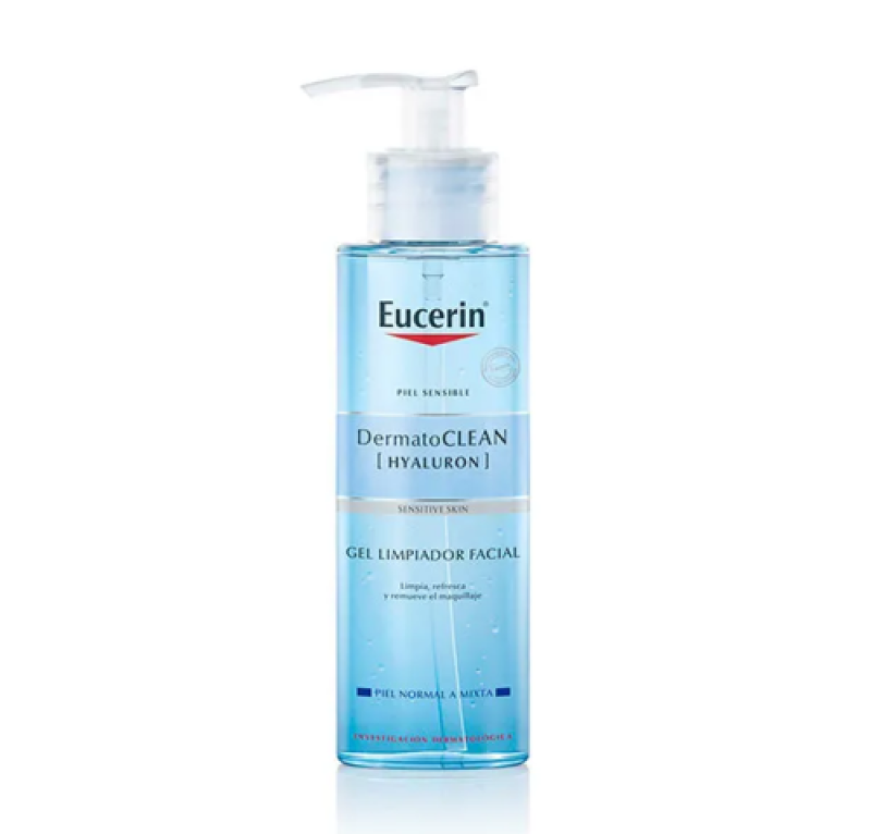 DermatoClean [Hyaluron] Gel Limpiador, 200 ml. - Eucerin