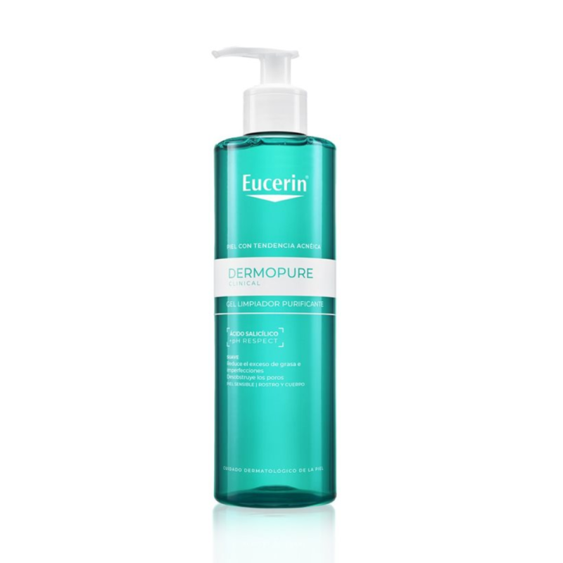 DermoPure Clinical Gel Limpiador Purificante, 200 ml. - Eucerin