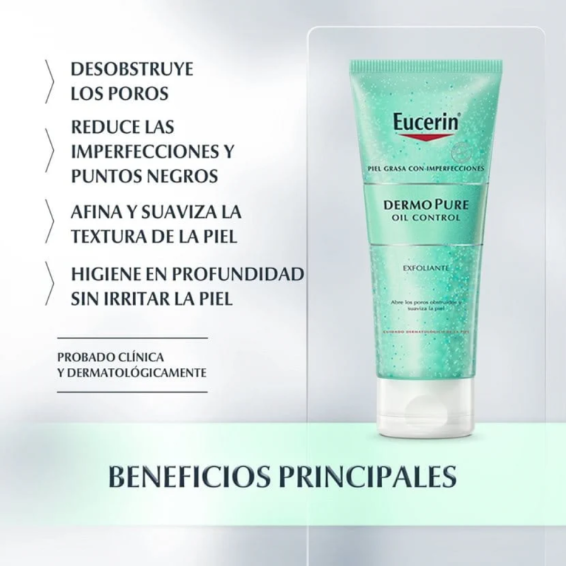 DermoPure Oil Control Exfoliante, 100 ml. - Eucerin