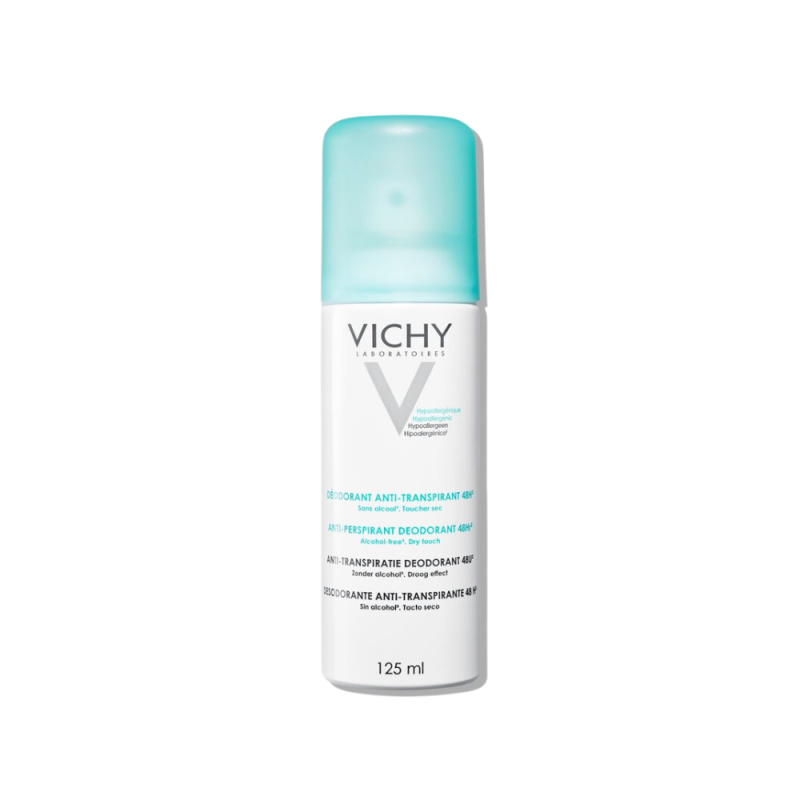 Desodorante Areosol Antitranspirante 48 Horas, 125 ml.- Vichy