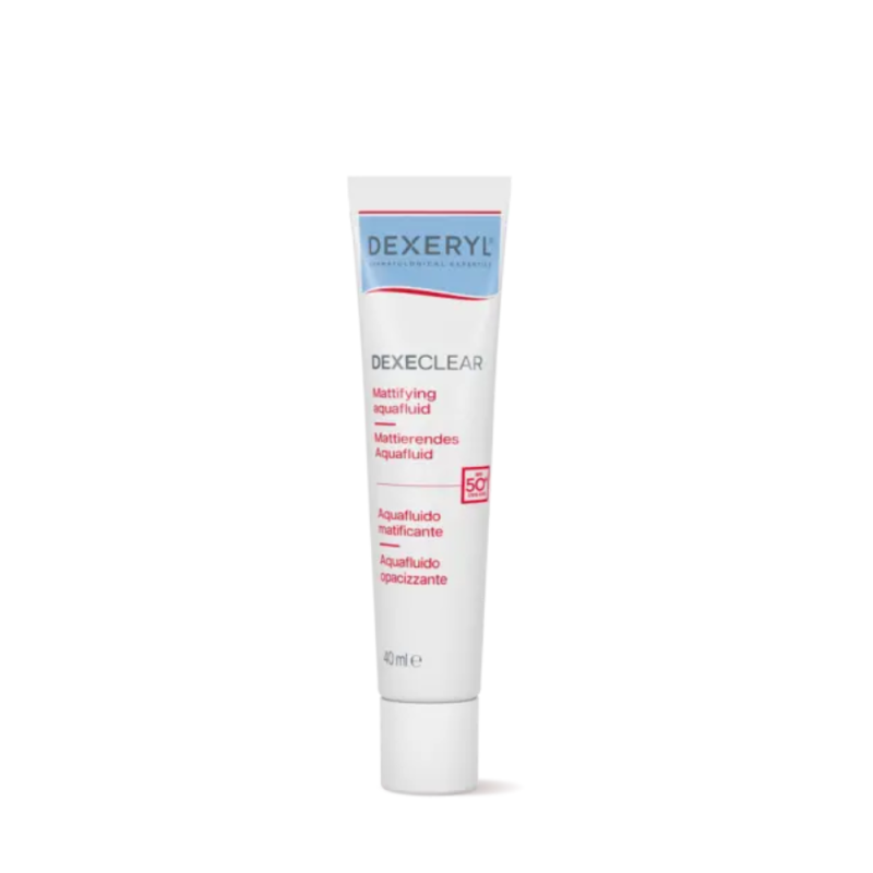 Dexeclear Aquafluido Matificiante SPF 50+, 40 ml. - Dexeryl