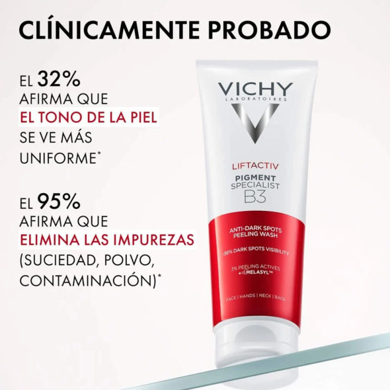 Liftactiv Pigment Specialist B3 Limpiador Facial Antimanchas Peeling, 125 ml.- Vichy 