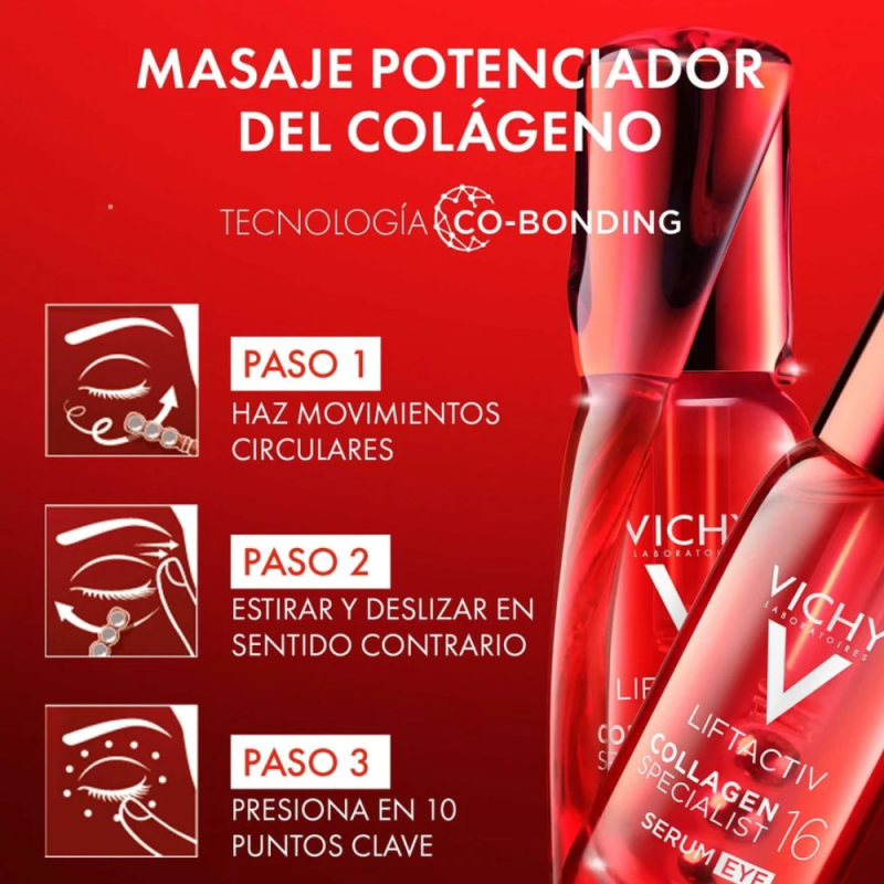 Liftactiv Collagen Specialist 16 Sérum Contorno de Ojos, 15 ml.- Vichy 