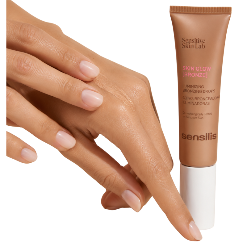 Skin Glow Bronze Gotas Bronceadoras para Rostro, 30 ml.- Sensilis 