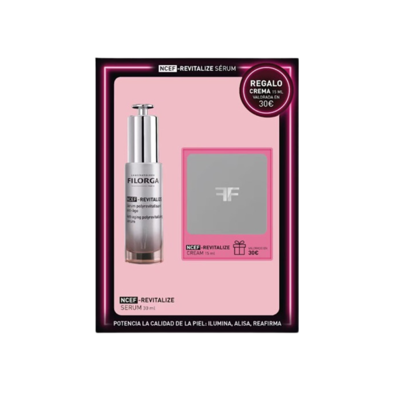 Pack NCEF Revitalizante Sérum Antiedad, 30 ml + Crema Revitalizante NCEF, 15 ml de regalo . – Filorga