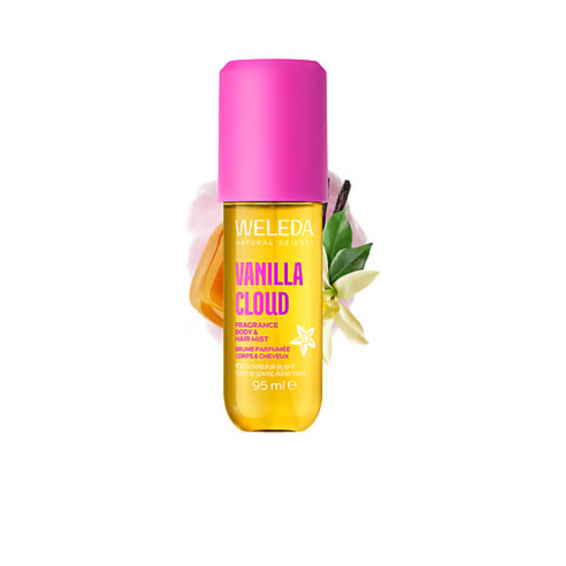 Bruma Perfumada Body & Hair Vanilla Cloud, 95 ml. - Weleda 