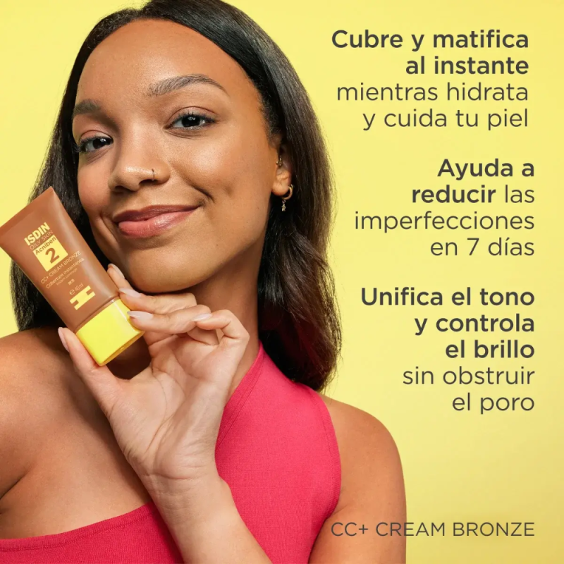 Acniben CC+ Cream SPF30 Bronze, 40 ml. - Isdin