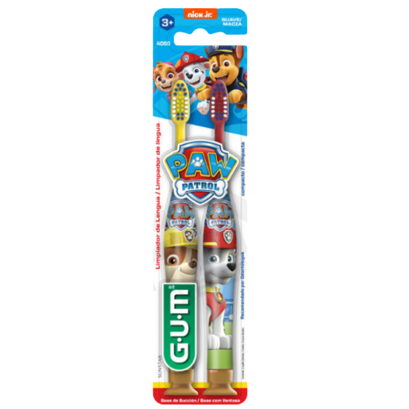 G.U.M.Paw Patrol Cepillo de dientes manual (pack 2 unidades) - Sunstar