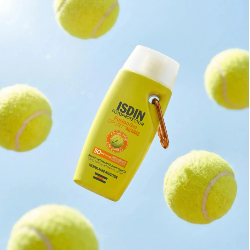 Fotoprotector Fusion Gel Sport by Alcaraz SPF 50. - Isdin