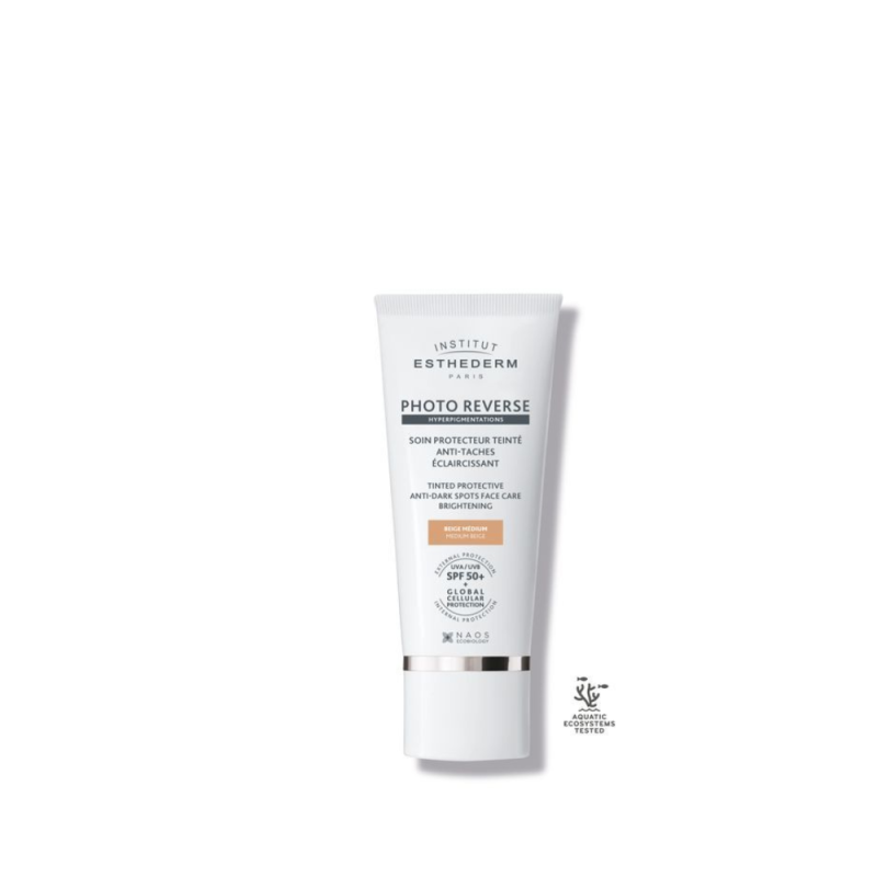 Photo Reverse Protector  Solar Antimanchas SPF50+ Tono  Medio  50, ml. – Institut Esthederm