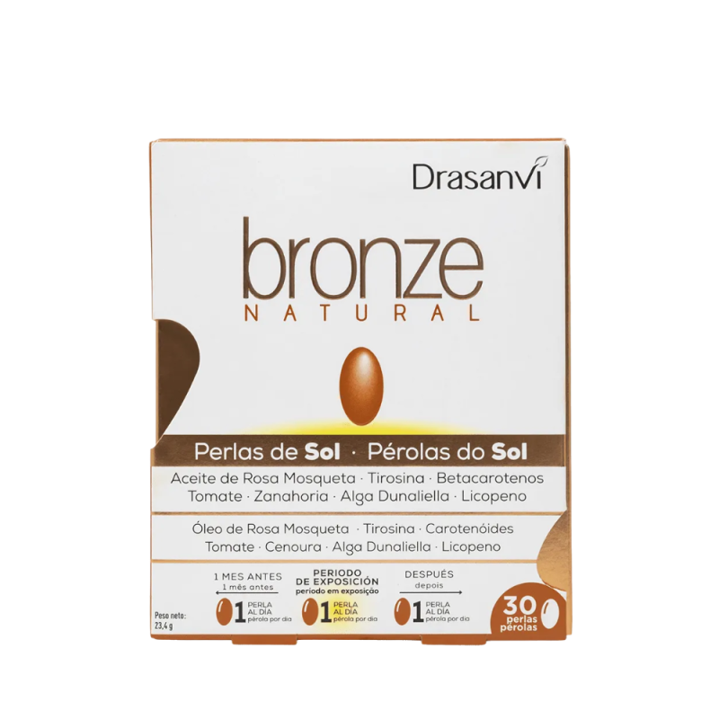 Bronze Natural, 30 perlas - Drasanvi