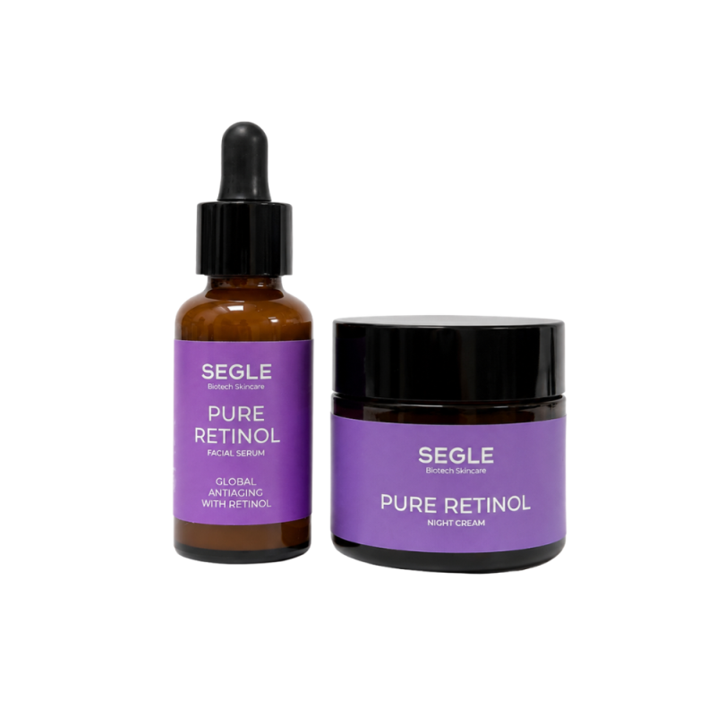 Cofre Antiaging Pure Retinol: Pure Retinol Sérum, 30 ml + Pure Retinol Crema, 50 ml. -  Segle Clinical 