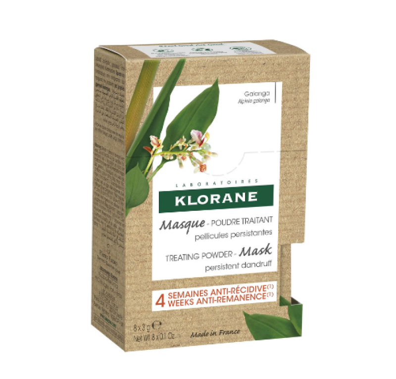 Mascarilla en Polvo a la Galanga, 8 x 3 g. - Klorane