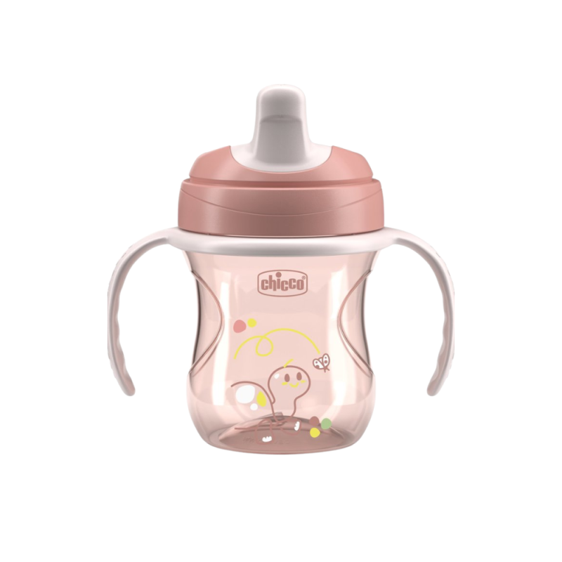 Vaso de Aprendizaje Rosa 6 meses+, 200 ml. - Chicco