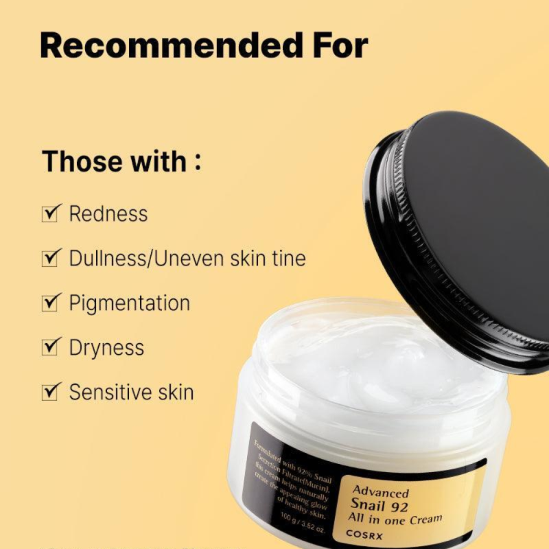 Advanced Snail 92 All In One Cream, 100 ml. - COSRX