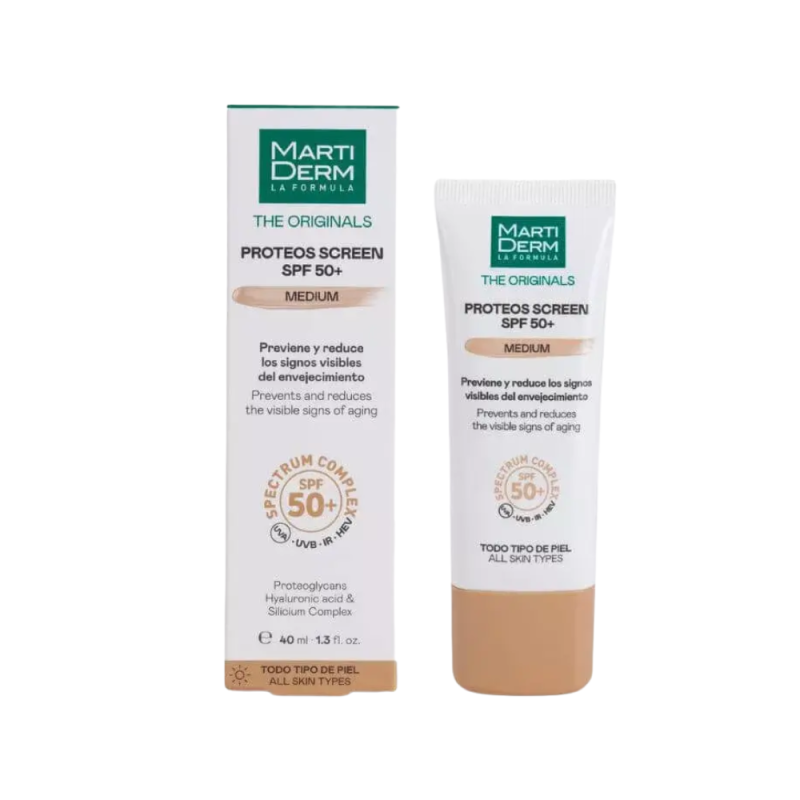 Proteos Screen SPF 50+ Medium, 40ml - Martiderm