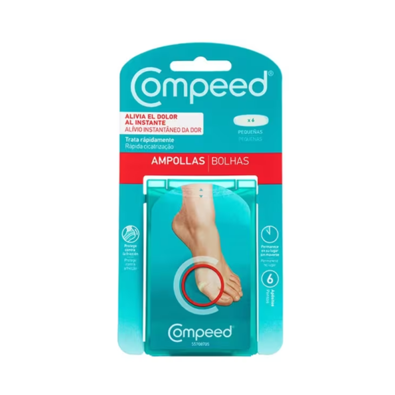 Compeed Apósitos Ampollas Pequeñas, 6 apositos - Perrigo
