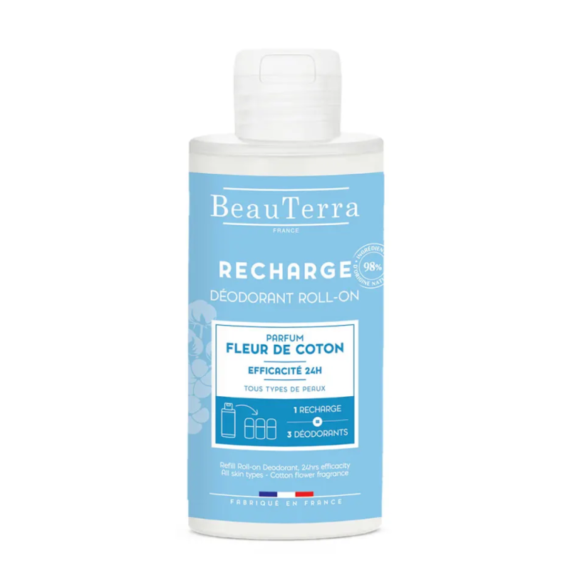 Recarga para Desodorante Roll-on Aroma Flor de Algodon, 150 ml. - Beauterra