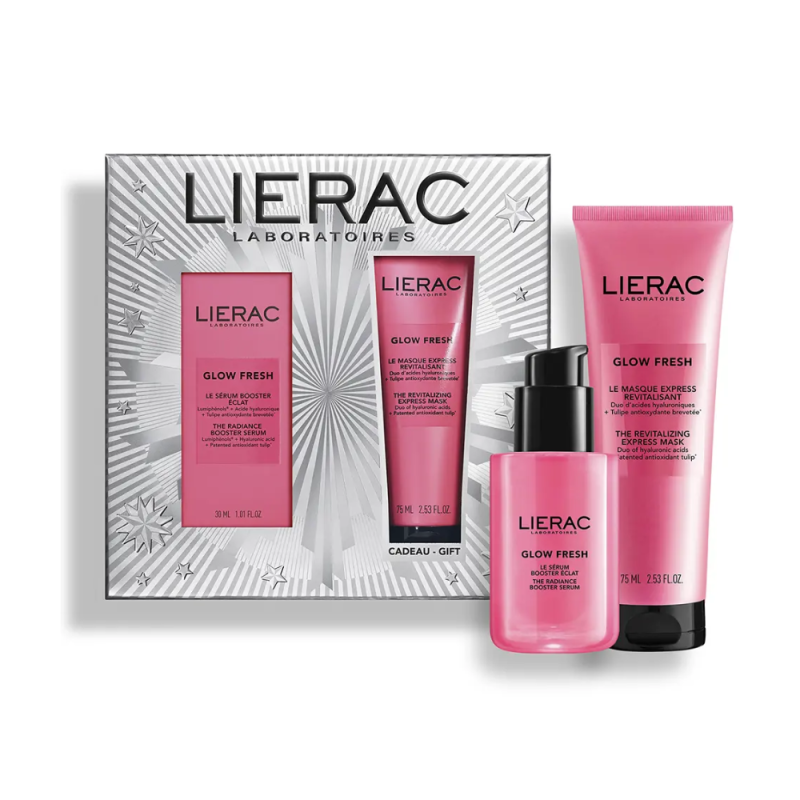 Pack Glow Fresh: Sérum Booster Luminosidad, 30 ml. + La Mascarilla Revitalizante Express, 75 ml. - Lierac
