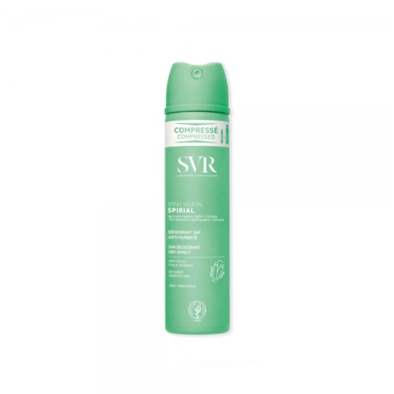 Duo Spirial Desodorante Spray Vegetal, 75 ml + 75 ml. - SVR
