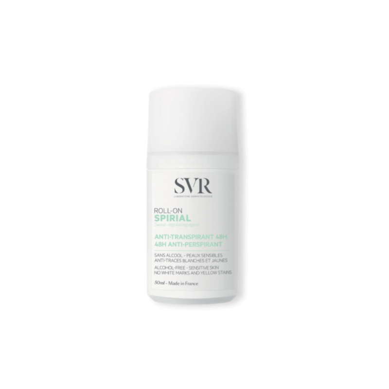 Duo Spirial Roll-on Desodorante Anti-transpirante 48 h. 50 ml + 50 ml. - SVR