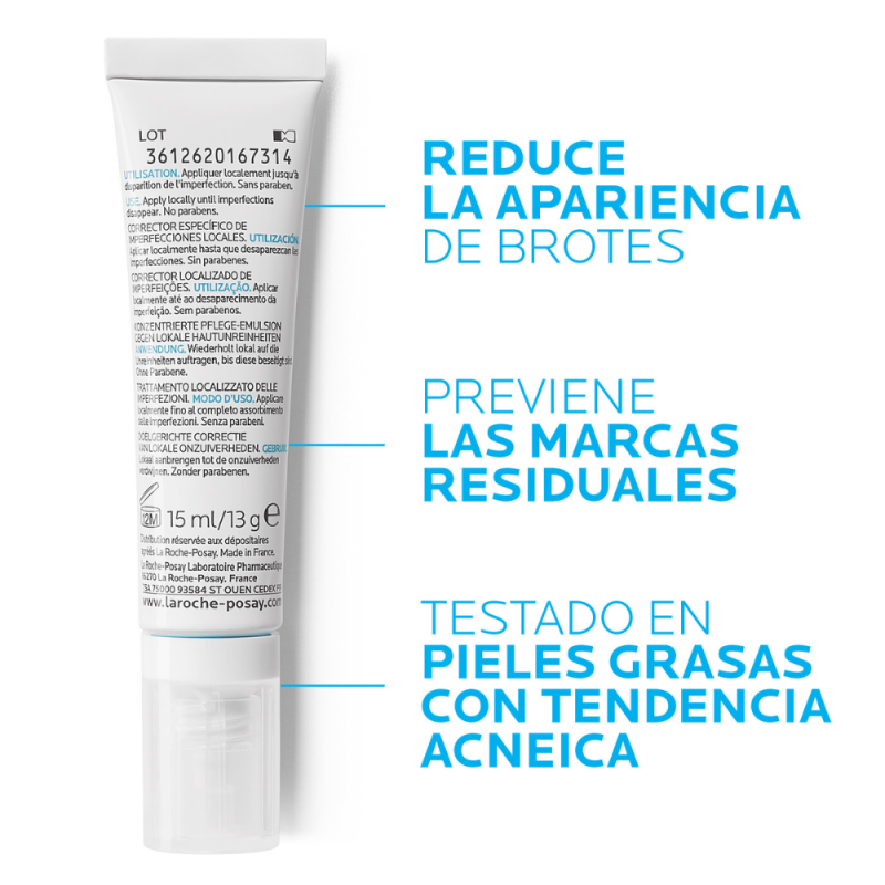 Effaclar A.I. Anti-Inflamatorio, 15 ml. - La Roche Posay 