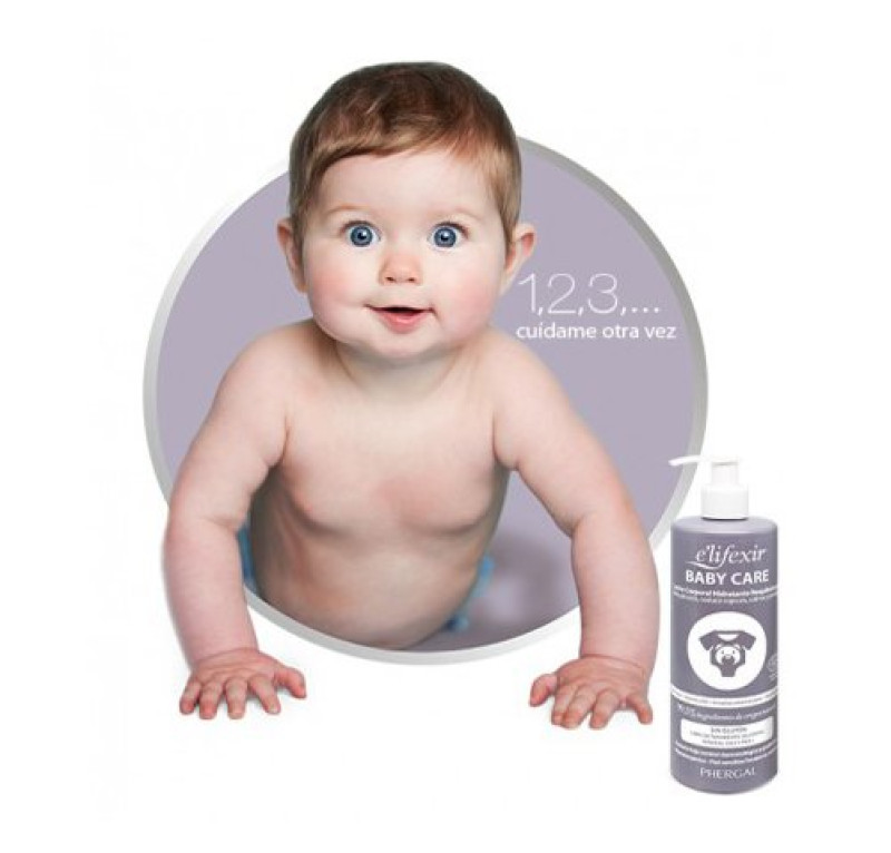 Elifexir Eco Baby Care Leche Corporal Hidratante, 400 ml. - Phergal