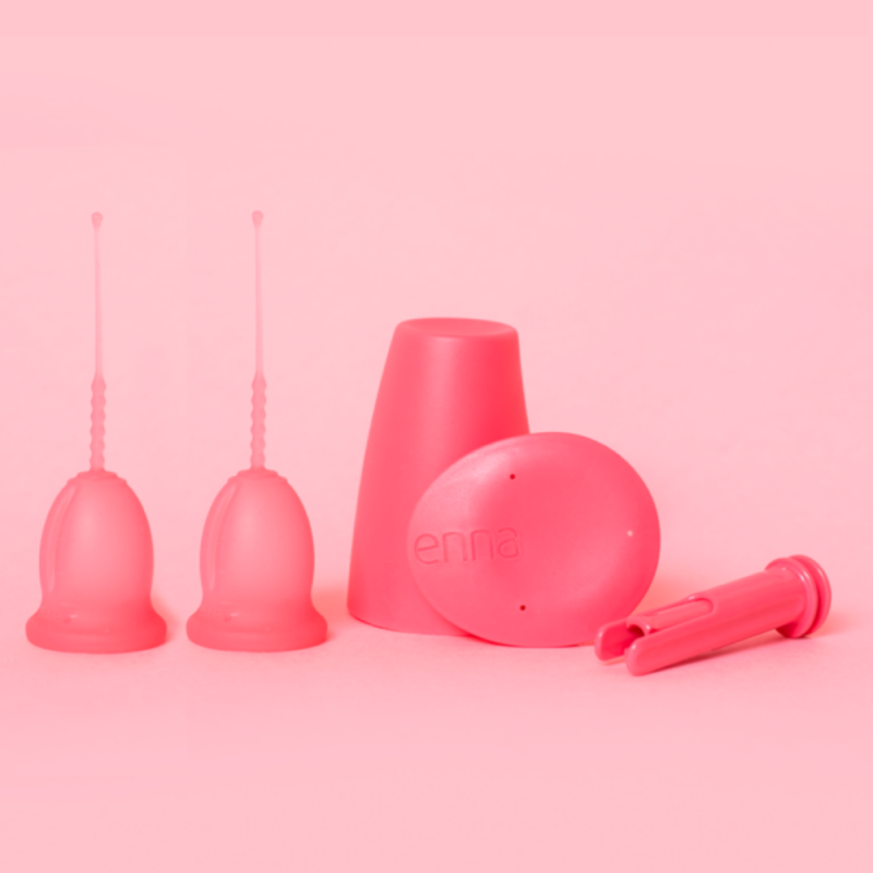 Enna Easy Cup "S" x 2 + Vaso Higienizador + Aplicador. -  Exeltis