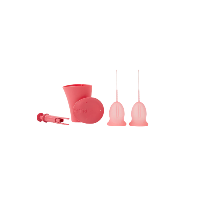 Enna Easy Cup "M" x 2 + Vaso Higienizador + Aplicador. -  Exeltis