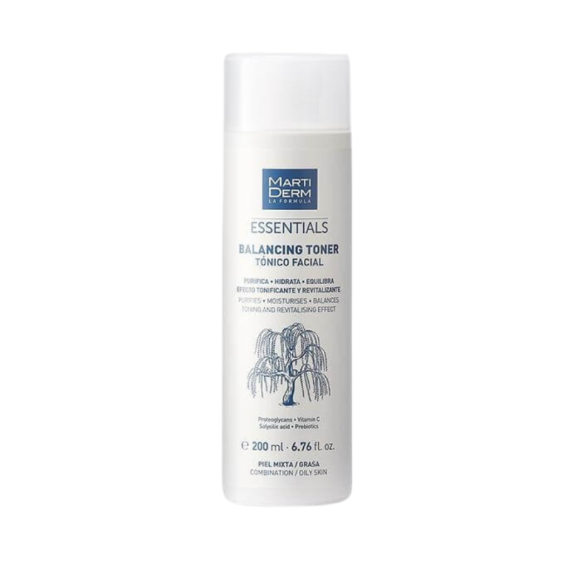 Essentials Balancing Toner Piel Mixta Grasa, 200 ml. - Martiderm