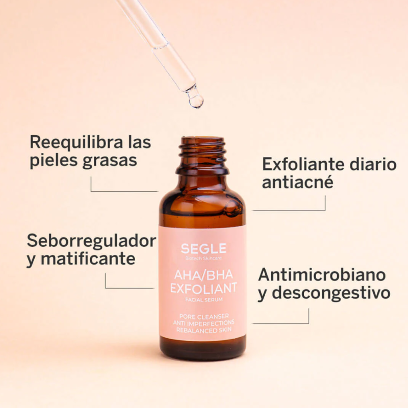 Exfoliante AHA/BHA, 30 ml. - Segle Clinical