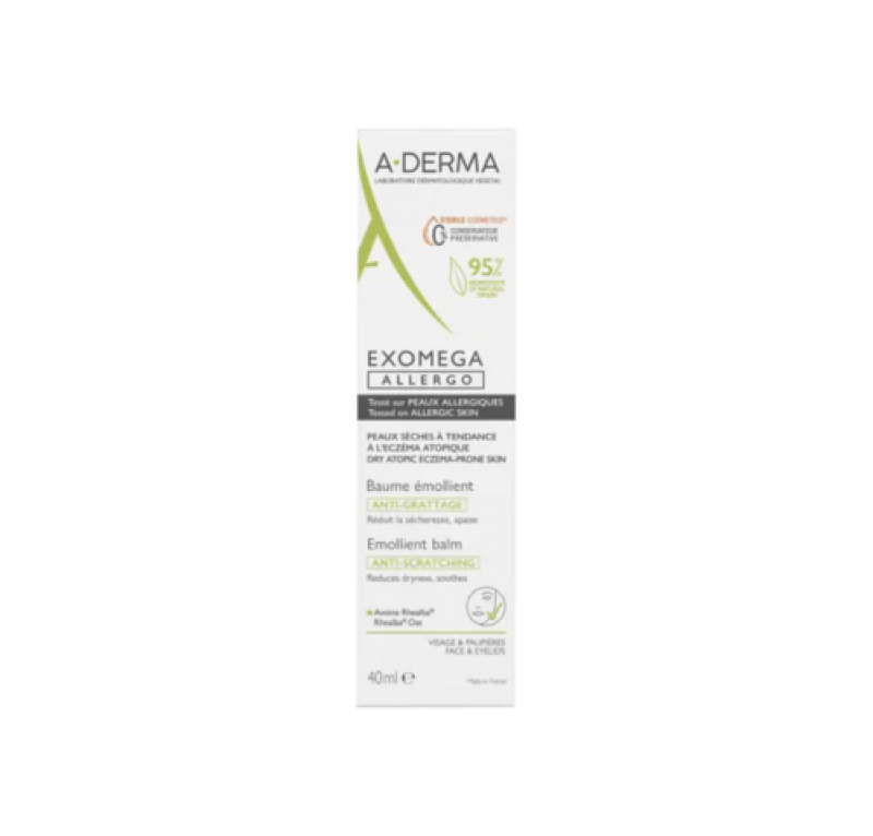 Exomega Allergo Bálsamo Emoliente, 40 ml. - A-Derma