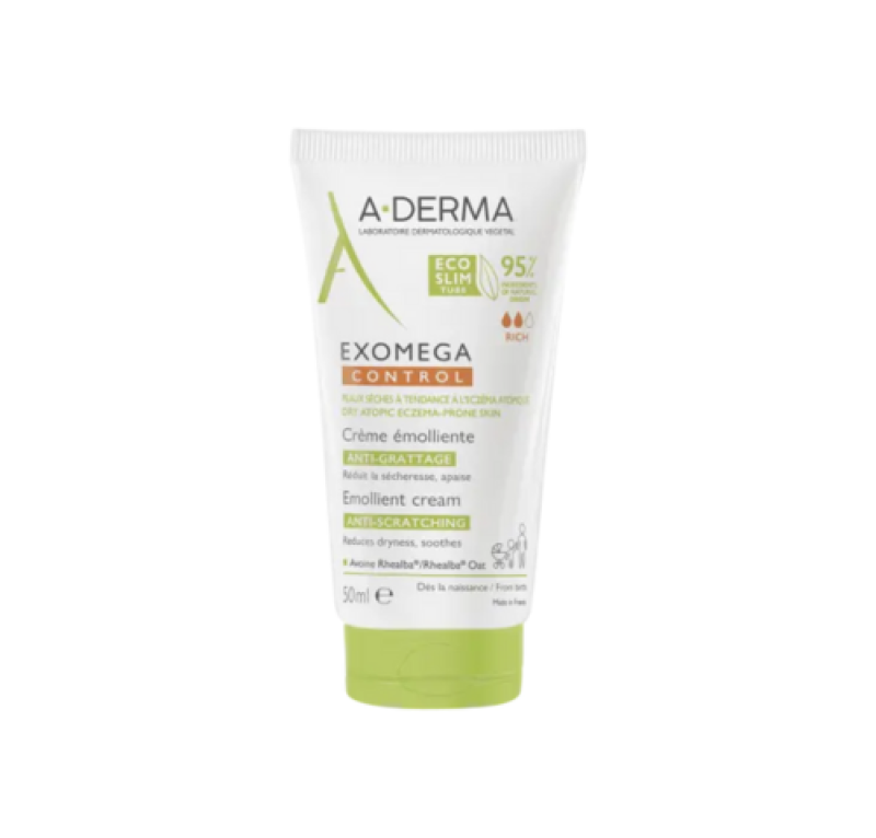 Exomega Control Crema Emoliente Antiirritación, 50 ml. - A-derma