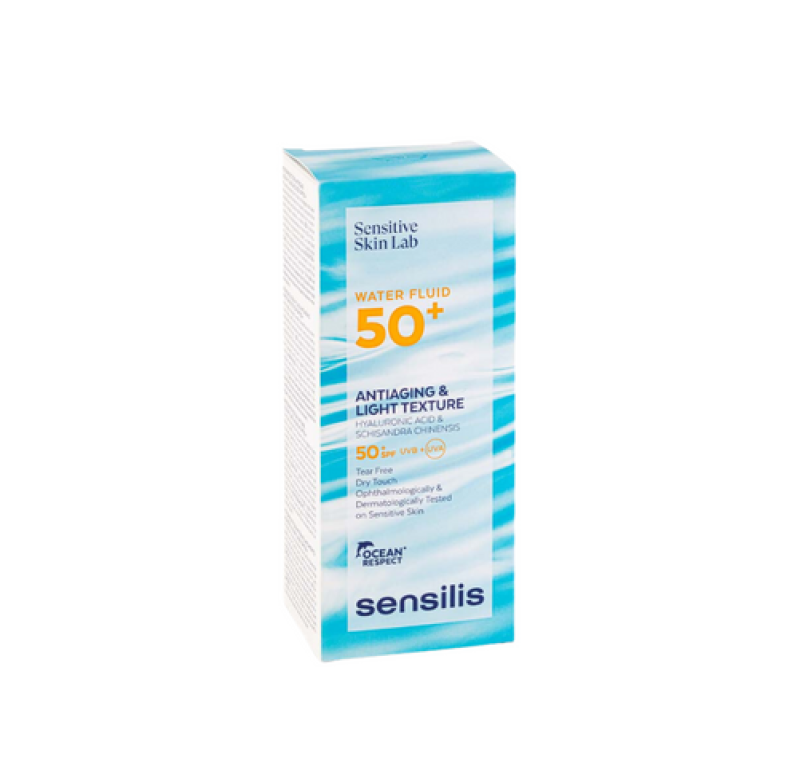 Fotoprotector Water Fluid 50+, 40 ml. - Sensilis
