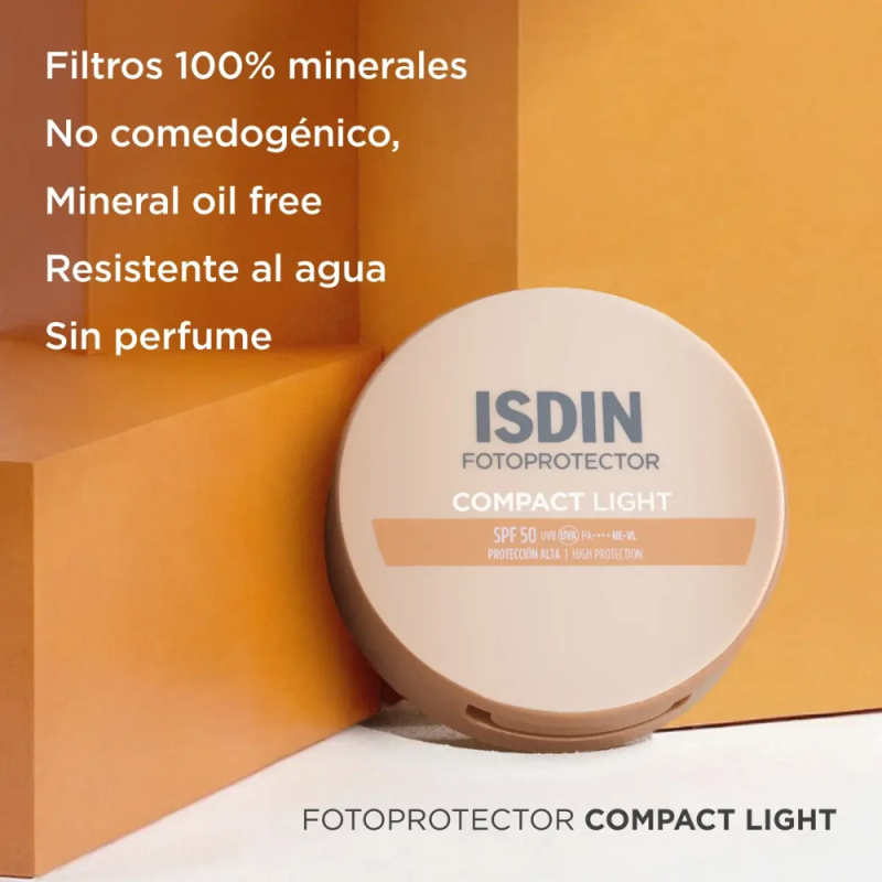 Fotoprotector Compact Light SPF50+, 10 g.- Isdin