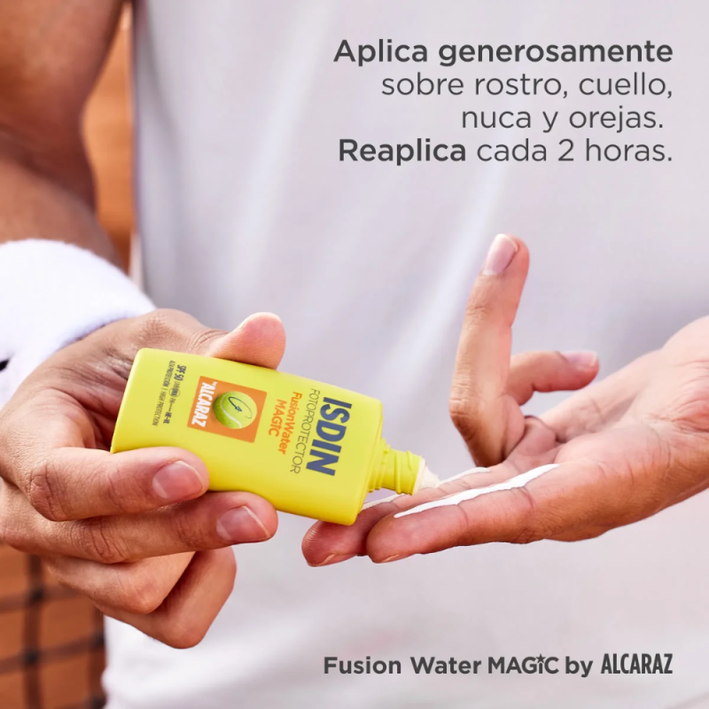 Fotoprotector Fusion Water MAGIC by Alcaraz SPF 50, 50 ml. - Isdin