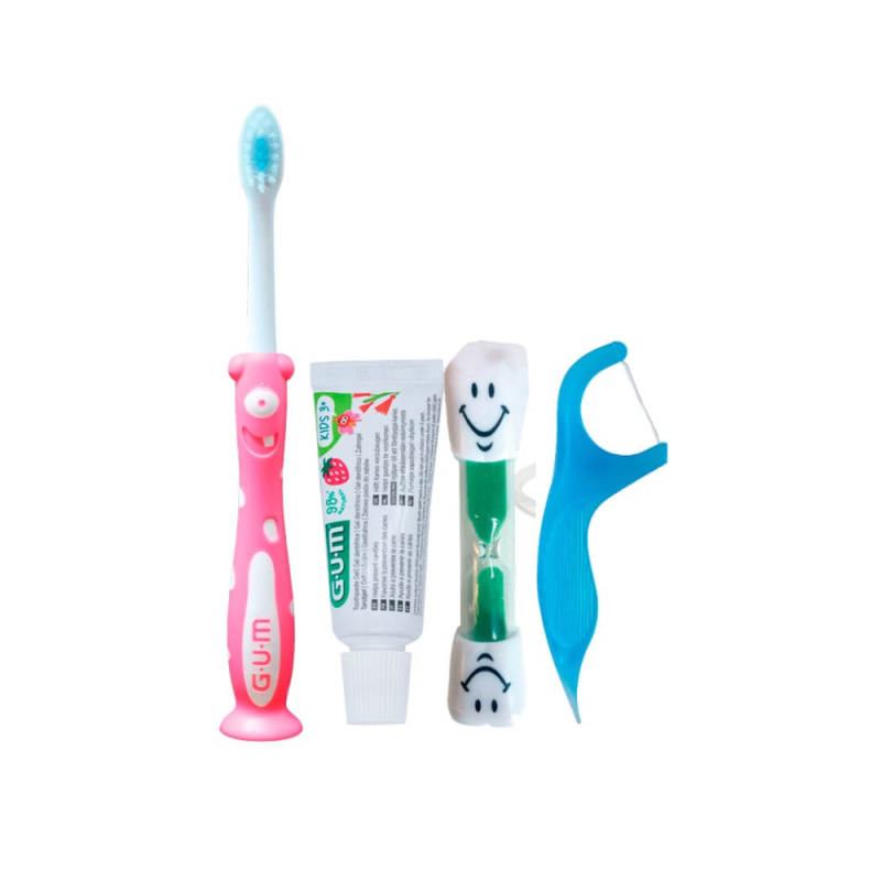 GUM Pack Neceser Kids 2+ Cepillo De Dientes, 1 ud. - Sunstar