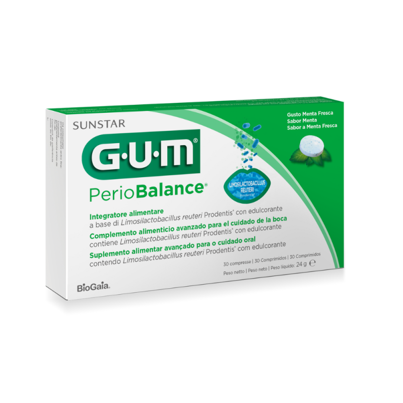 GUM PerioBalance Complemento Alimenticio, 30 Comp. - Sunstar